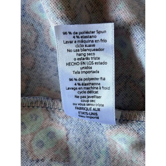 LuLaRoe Cassie Pencil Skirt - XS - Blue Burgundy‎ Geometric - Picture 7 of 7